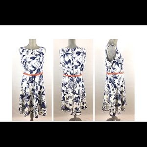 Dress Barn Signature Darby Floral Print Dress 14